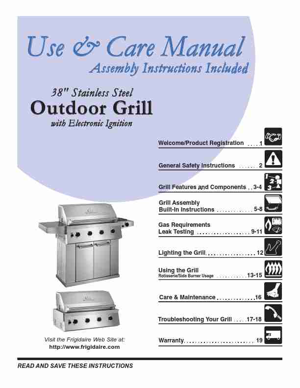 Frigidaire Gas Grill Outdoor Kitchen Grill-page_pdf